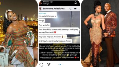 “Everything Isn’t About $*x…..”- Actress Iyabo Ojo’s Daughter, Priscilla Slams Those Insinuating She’s Dating Enioluwa, Shares Private Chat