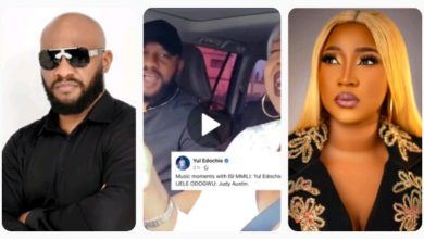 “A F!nished Man”- Netizens React As Yul Edochie & Judy Austin  Vibe To Music A Month After Losing Son With May (VIDEO)