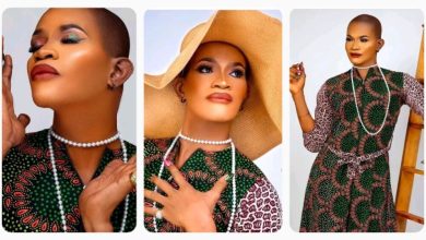 "Queen Of Lasgidi"- Actor Uche Maduagwu crowns himself as he shares photos of himself dressed like a lady