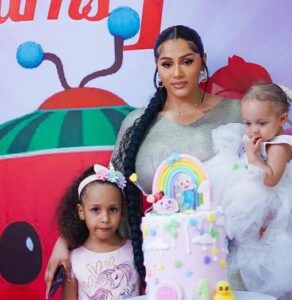 Sina Rambo and wife Heidi Korth daughter's birthday