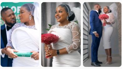 “Our Gaze Is On The Lion & The Lamb”- Minister Sunmisola Agbebi & Yinka Okeleye Write As They Share Photos From Their Court Wedding