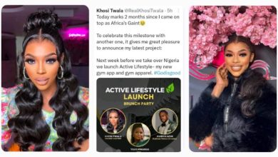 “I Would Consider Signing A Few Deals Too Just To Shut Those Saying I Never Get Any Offer”- BBTitans Khosi Twala Writes As She Launches Her App & Gym Apparel (Detail)