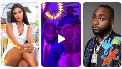 “Davido Is Not Interested, He Is Serious With His Married Man Status” Reactions As Blue Aiva Meets Davido For The First Time (VIDEO)