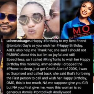 Uche Maduagwu on Tonto Dikeh