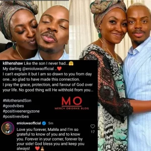 “Like the son I never had,” Actress Kate Henshaw says as she shares beautiful photos with Influencer Enioluwa (PHOTOS)