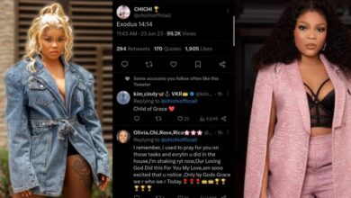 “The Lord Will Fight My Battles For Me And Give Me Peace”- Reality Tv Star, Chichi Tweets After She Got Dragged By Her Fellow Housemates At BBNaija Reunion Show