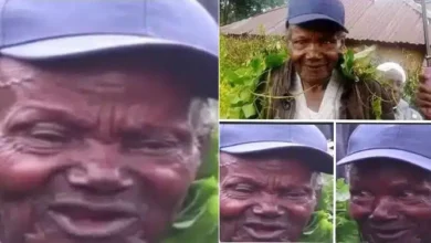 91-year-old Man In Search Of Green Pastures Returns Home After 50 Years With Only Walking Stick