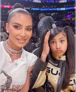 Kim Kardashian on daughter north birthday