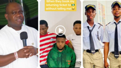 “We Are Not Coming Back To Nigeria And Don’t Need Your Scholarship Anymore” – Happie Boys Tells Apostle Chibuzor Gift After He Booked Their Flight Back Home (VIDEO)