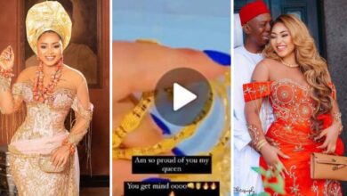 “Billionaire Doings” Friends Hail Regina Daniels After She Purchased A Set Of Gold Jeweleries For 10 Million Naira (VIDEO)