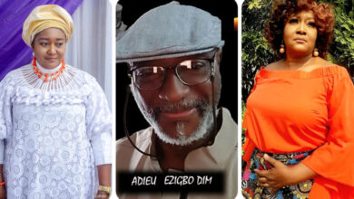 “Think Of Him As Living In The Hearts Of Those He Touched, For Nothing Loved Is Ever Lost And….” – Actress Ebele Okaro Mourns As She Loses Husband