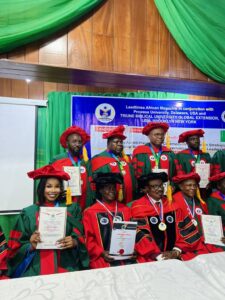 BBNaija Star, Tacha Conferred With A Doctorate Degree From UK University (Photos/ Video)