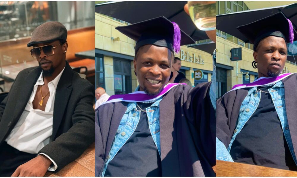 Congratulations Are In Order For Reality Tv Star, Laycon As He Bags Masters Degree From UK University (Photos/Video)