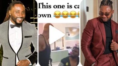 “This Is Called Smack Down, So Pere Nor Even Get Power….” – Hilarious Moment Cross Threw Pere On The Ground (VIDEO)