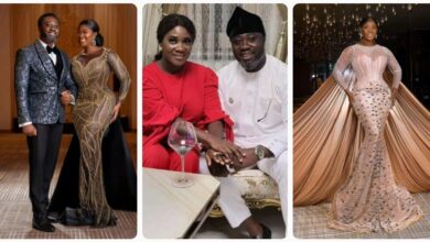 Prince Okojie, Mercy Johnson's husband has celebrated her on the occasion of her birthday and 12th wedding anniversary.