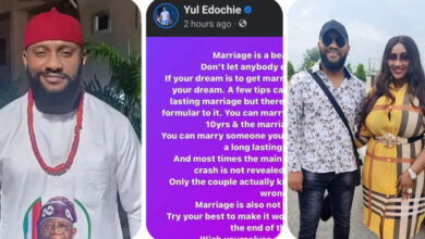 “Marriage Is A Beautiful Thing, Don’t Let Anyone Discourage You” – Yul Edochie Writes As He Advises Single People (DETAIL)