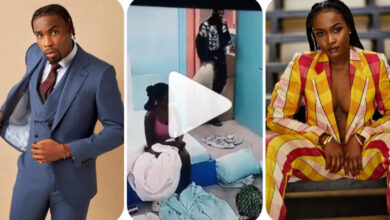 “If Ilebaye Cry Now, They Will Claim It’s For Pity Vote” – Netizens React As Neo Tossed Ilebaye’s Neatly Fold Blanket Like Thrash (VIDEO)