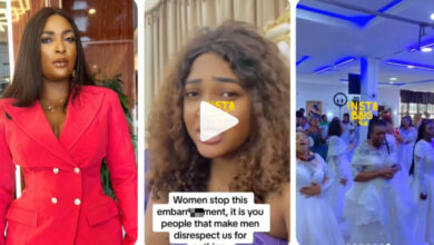 “Marriage Is A Partnership Between Two People, Not…..” – Blessing CEO Slams Ladies Who Wore Wedding Gown While Praying For A Husband (VIDEO)