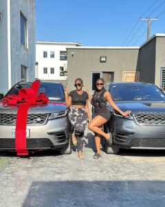 Hilda Baci range Rover on birthday