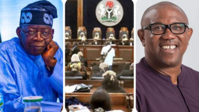 Supreme Court Dismisses Peter Obi’s Petition, Uphold’s Tinubu’s Election (DETAIL)