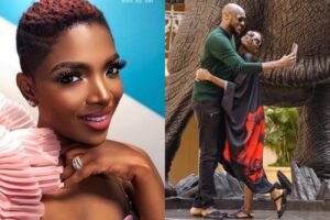 Annie idibia and husband 2baba