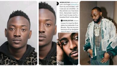 "Pay me my money because of my daughter’s sake" -Dammy Krane tells Davido (DETAIL)