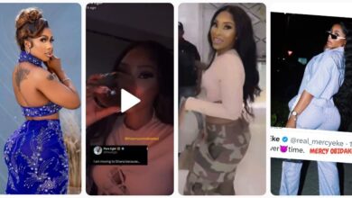 "Pere Don Chop Clean Mouth"- Fans Say As Mercy Eke Reacts Over Pere's Video With His New Babe