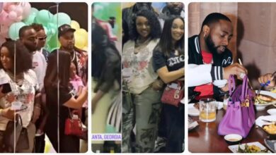 “May Their Joy Be Permanent”- Fan Says As Davido and Chioma Are spotted at a family’s birthday party in Atlanta, USA (VIDEO/PHOTOS)