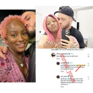 "Oyinbo Kpokpogiri"- Netizens React As DJ Cuppy's Ex-boyfriend Ryan Taylor Mocks Her, Reveal Why They Seperated (DETAIL)