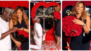 “We Met on Instagram 2 Years Ago, It took 3 months to get a response but i didn’t give up” – Man reveals as he proposes to his girlfriend (PHOTOS)