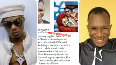 “Wizkid promising to gift children a N100m for Christmas is a m!splaced priority, since he’s yet to fulfil his old pledge of” – Daniel Regha Writes