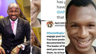 “You’re Free To Use Jollof Rice, Your Landlord Etc To Chase Clout But Keep Apostle Out Of Your Idleness Else……” – Apostle Suleman Replies Daniel Regha’s Tweet (DETAIL)