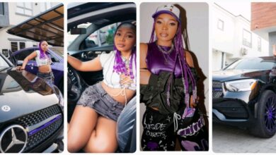 “A Gift From Me To Me”- Singer, Guchi Writes As She Acquires A Brand New Benz (PHOTOS)