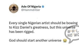 Ade on Kizz Daniel