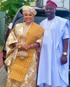 Mercy Aigbe on husband Kazim Adeoti