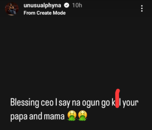 Phyna replies blessing ceo