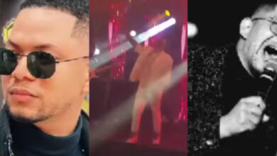 Moment Brazilian Gospel singer collapsed and died while performing on stage (Video)