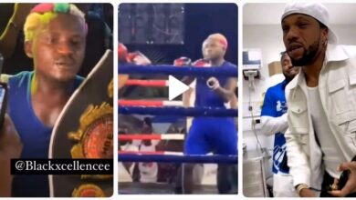 Portable Beats Charles Okocha In Celebrity Boxing Fight (DETAIL)