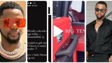 Singer Kizz Daniel gifts himself a Rolls-Royce Cullinan as he marks a decade on stage (Video/Photos)