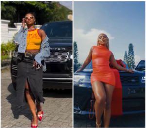  "You Are Embarrasing Me"- Fan Tells Tacha For Showing Off Her Range Rover After Mercy Eke Posted Her Own