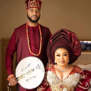  “I give praise to God for blessing me with a woman with a pure heart” Nkiru Sylvanus husband, Riches Sammy pens sweet note to her on their 1st wedding anniversary (PHOTOS)