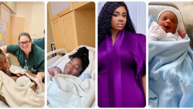 “I Now Have A New Title MOM” Nollywood actress, Adanma Luke welcomes first child in the US (PHOTOS/VIDEO)