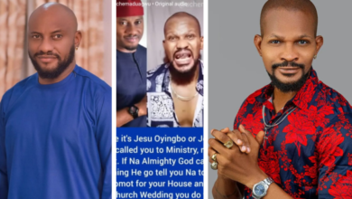 ” Na Jesu Oyingbo or Jesu Agege Call You” – Uche Maduagwu chastises colleague Yul Edochie as he launches his own Ministry