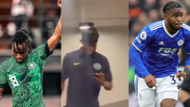 VIDEO: Super Eagles Striker Lookman Singing Asake’s “Lonely At The Top”