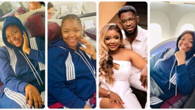 "I HELD THE HANDS OF GOD AND HE GAVE ME EVERYTHING HIS CHILDREN DESERVES"- Actress Ekene Umenwa Writes As She Relocates To UK (PHOTOS)