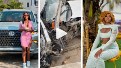 Actress, Adegoke Ifeoluwa(Ifeluv), Cries Out As She Meets Her Car Fatally Damaged After Her Mechanic Took It For Minor Repairs (VIDEO)