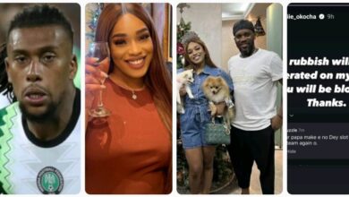 “I Will Not Tolerate This Rubb!sh”- Jay Jay Okocha’s daughter Bl0cks Troll who alleged that Iwobi got a slot in the super eagles team with the help of her Father Okocha (DETAIL)