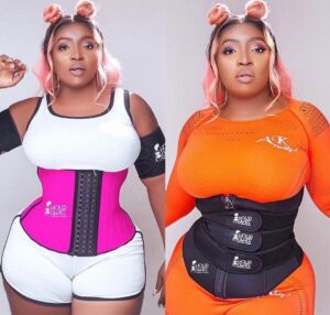 "St0p Ty!ng Your W0mb With Waist Trainer, Give Your Husband A Child"- Lady Calls Out Anita Joseph After She Celebrated 4th Wedding Anniversary (VIDEO)