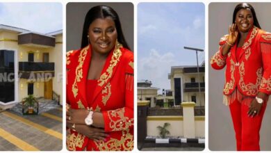 “A Little Gift For Myself”- Filmmaker, Uche Nancy Gifts Herself A Mansion & Car For Her 50th Birthday (VIDEO/PHOTOS)