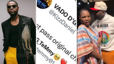 Singer Kizz Daniel Replies Fan Who Asked Him To Leave His Wife Because Of Her (Details)